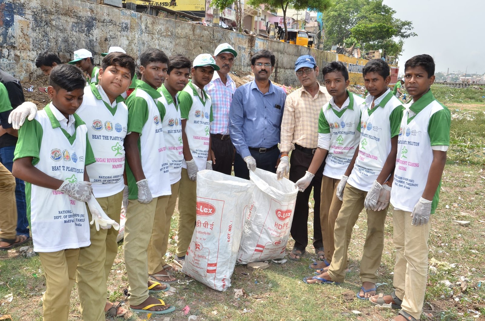 Vaigai Riverfront Cleaning & Water Conservation